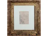 Telemaco Signorini, Procession, Pencil on paper