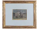 Gen Paul, Place du Tertre, engraving