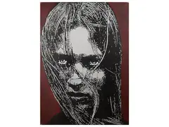 Face 2015 by Ache77, Mixed technique on canvas, offered Apr 2025