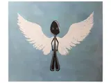 Simone D'Auria, Angel Spoon, oil on canvas