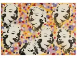 Skim, Apparizioni di Marylin in armonia carnevalesca, acrylic on canvas