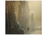 Andrea Giovannini, Evening 2006, oil on tablet