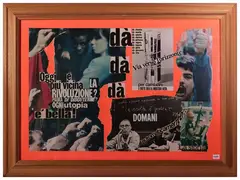 Eugenio Miccini, Domani automaticamente... La storia 1969, collage