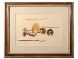 Sergio Scatizzi, Composition, watercolor on paper