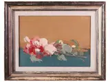 Sergio Scatizzi, Flowers, Seventies, oil on canvas