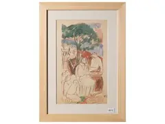 Elisabeth Chaplin, Vangeli, watercolor on paper