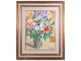 Rodolfo Marma, Fiori 1973, oil on canvas