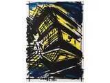 Vinicio Berti, Composition 1986, 1921, acrylic on paper laid on cardboard
