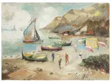 Emanuele Cappello, Navy, oil on canvas