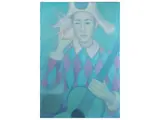 Antonio Bini, Harlequin, oil on canvas
