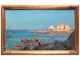 Tuscan navy by Valentino Ghiglia, Oil on cardboard, offered Apr 2025