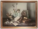 Alfredo Cifariello, Still Life 1985, Oil on canva