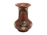 Galileo Chini, Small vase in luster enamelled ceramic, art of ceramic Fontebuoni, beginning of the twentieth century