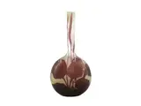 Double cameo glass jar, about 1900 by Émile Gallé, Globular body, offered Apr 2025