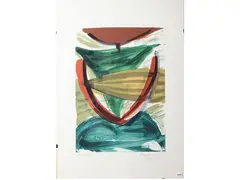 Primo Conti, Without title 1982, lithography
