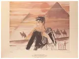 Hugo Pratt, Maltese short in El Giza 1903, lithography