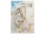 Giuliano Pini, Composition with characters, three lithographs