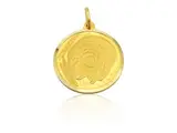 Yellow gold pendant medal with a zodiac sign of Aries, seventies by Pietro Annigoni, offered Apr 2025