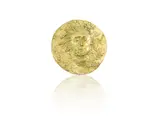 Yellow gold bas-rilief medal by Pietro Annigoni, depicting a face, offered Apr 2025