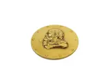 Pietro Annigoni, San Paolo medal in yellow gold, Made on drawing and model of Maestro Pietro Annigoni for the San Paolo Banking Institute of Turin