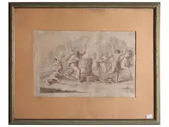 Francesco Bartolozzi, Lacoonte and children strangled by two snakes, Occhiforte from Pietro da Cortona