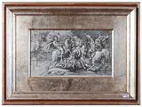 Nicolò Billy, Battles of ancient Rome - by Giulio Romano, two etchings