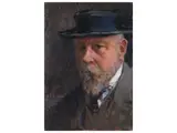 Ruggero Panerai, Self -portrait, Oil on tablet