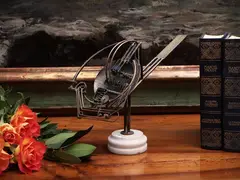 Composition by Alberto Giorgi, Silver sculpture, offered Mar 2025