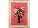 Corrado Michelozzi, Flower pot, Oil on Faesite