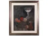 Bruno Paoli, Dead Nature 1962, Oil on Faesite