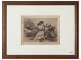 Francisco Goya, No quieren, etching