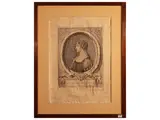 Francesco Allegrini, Portrait of Catherine de' Medici, etching