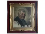 Cesare Ciani, Male portrait, oil on canvas