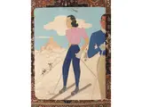 Gino Mugnai, Cortina 1941, tempera on cardboard