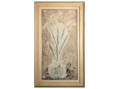 Silvio Loffredo, Vase of Flowers 1956, oil on canvas