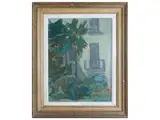 Dino Caponi, City view 1949, oil on canvas