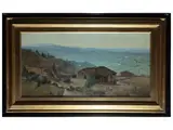 Rutilio Muti, View of the valley, oil on jute canvas