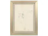 Marcello Avenali, Figures, ink on paper