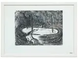 Marco del Re, Horse, etching
