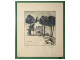 Sergio Vatteroni, Saint Lucia 1927, engraving