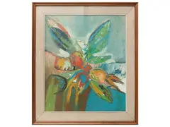 Composition 1970 by Roberto Ciabani, oil on canvas, offered Dec 2024