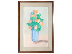 Vase of flowers by Roberto Ciabani, oil on panel, offered Dec 2024