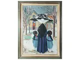 Rodolfo Marma, The Snow Monachina 1967, oil on canvas