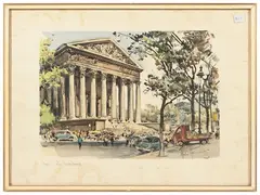 Aldo Raimondi, Lot of graphics, Collection of Views of Paris
