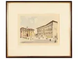 Gino Frattini, Knights' Square, etching
