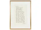 Dimitri Yordanov, Author's poetry, lithograph