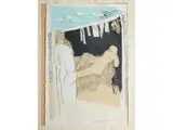 Alberto Giaquinto, Interior scenes with figures, lithograph