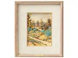 Renzo Paoletti, Lot of paintings, depicting Landscapes