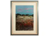 Sergio Scatizzi, Landscape, oil on cardboard