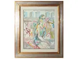 Silvio Loffredo, Figura femminile, oil on canvas